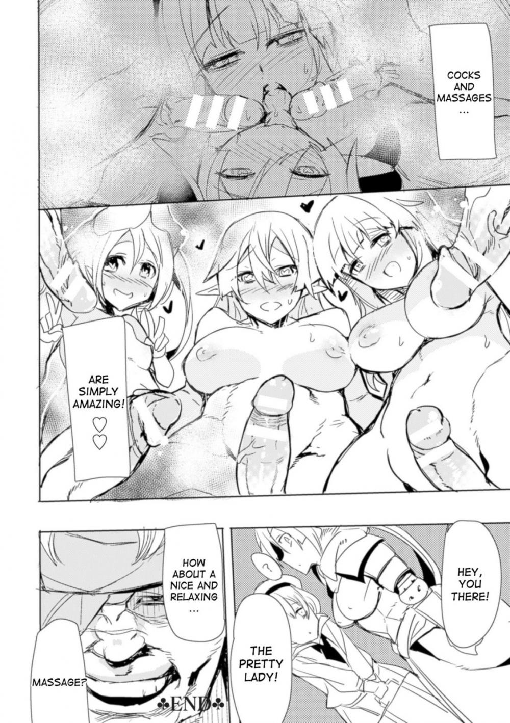 Hentai Manga Comic-Elven Swordswoman & Massage-Read-18